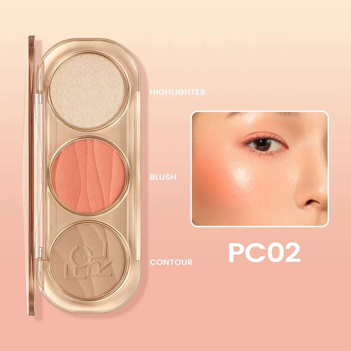 FOCALLURE Pro 3-IN-1 Sculp Pallete