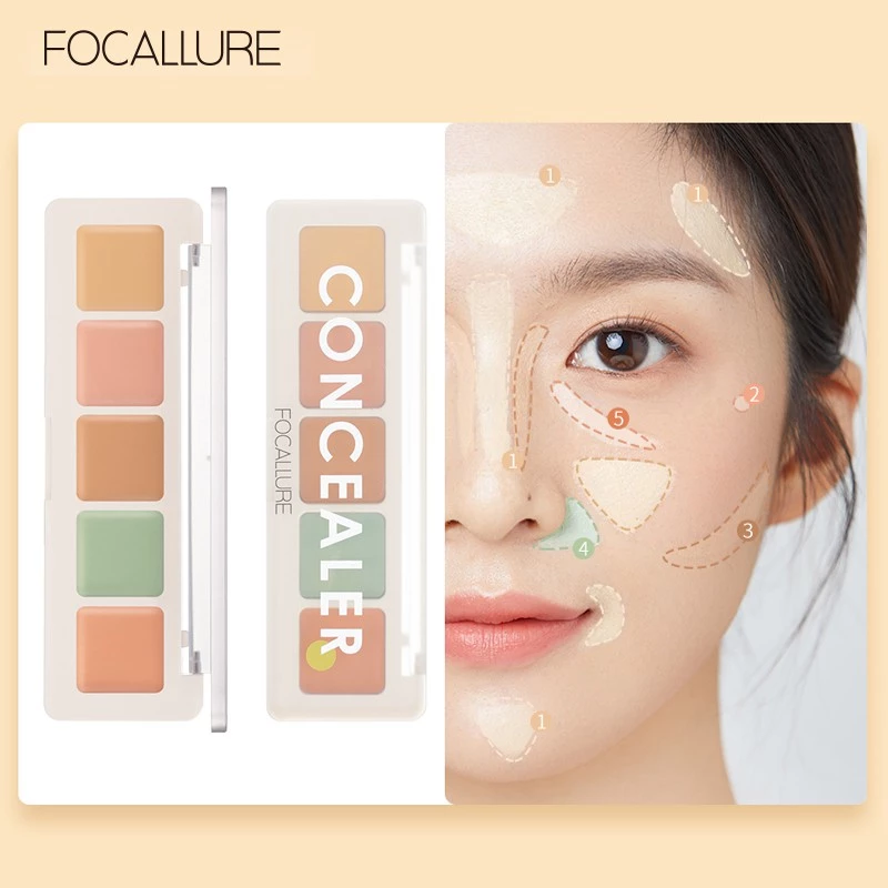FOCALLURE 5 Color Concealer Pallet