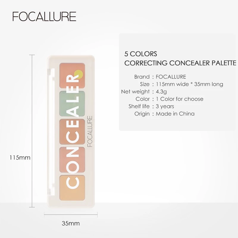 FOCALLURE 5 Color Concealer Pallet