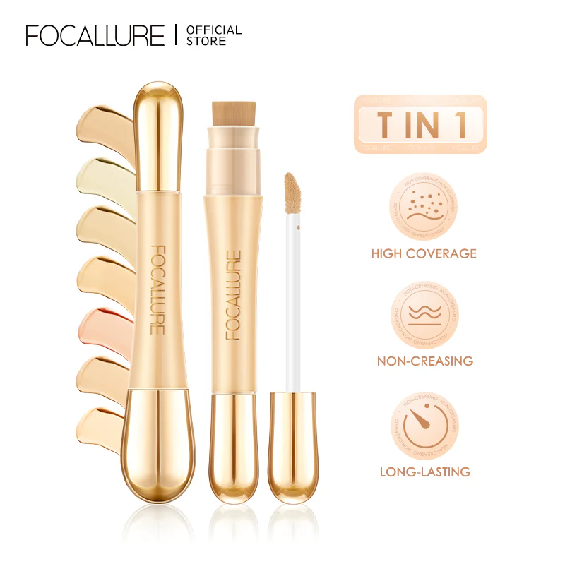 FOCALLURE Soft Matte Liquid Concealer with Brush