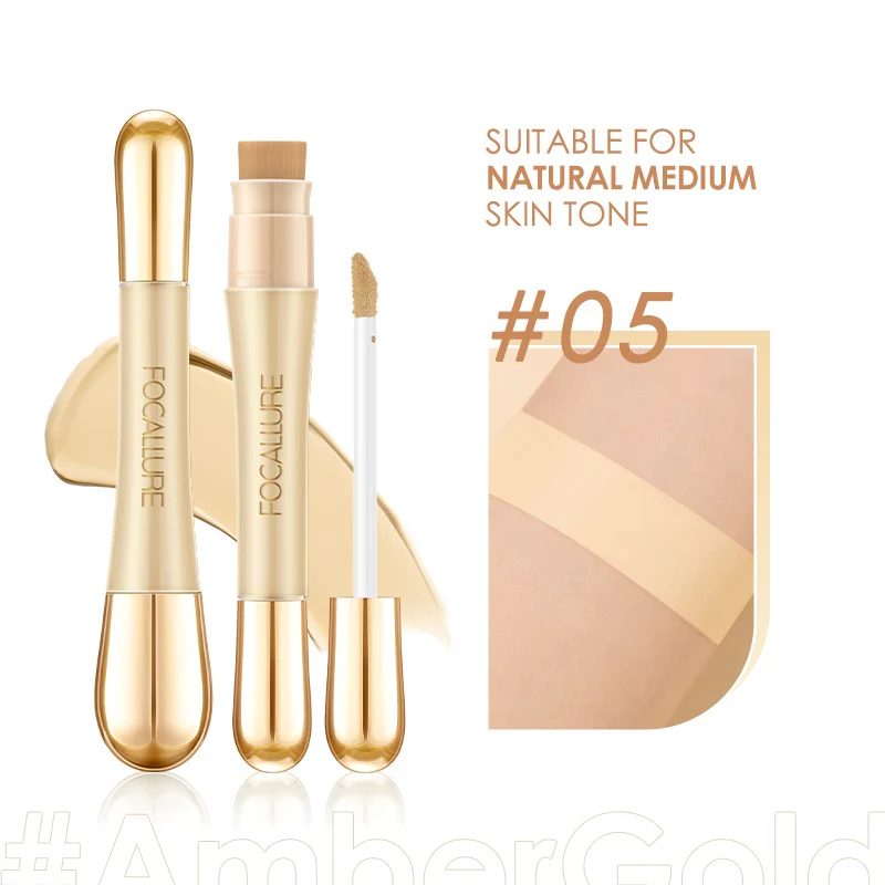 FOCALLURE Soft Matte Liquid Concealer with Brush