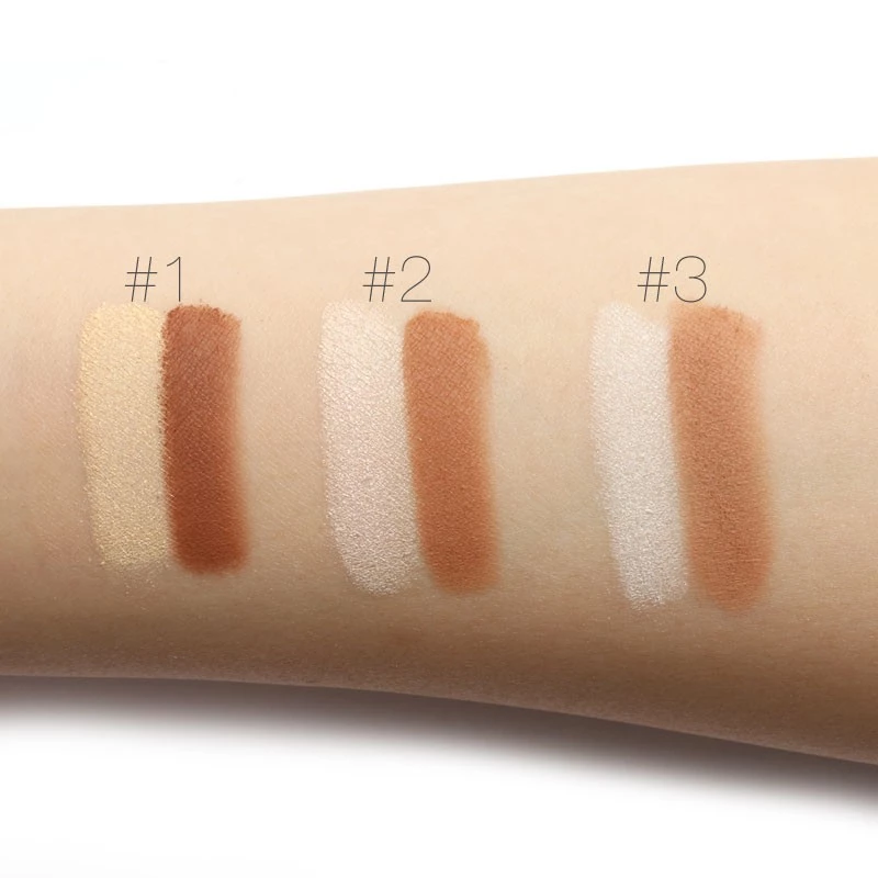 FOCALLURE 2-IN1 Highlighter & Contour Pallete