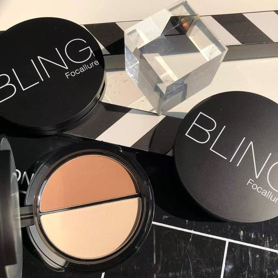 FOCALLURE 2-IN1 Highlighter & Contour Pallete