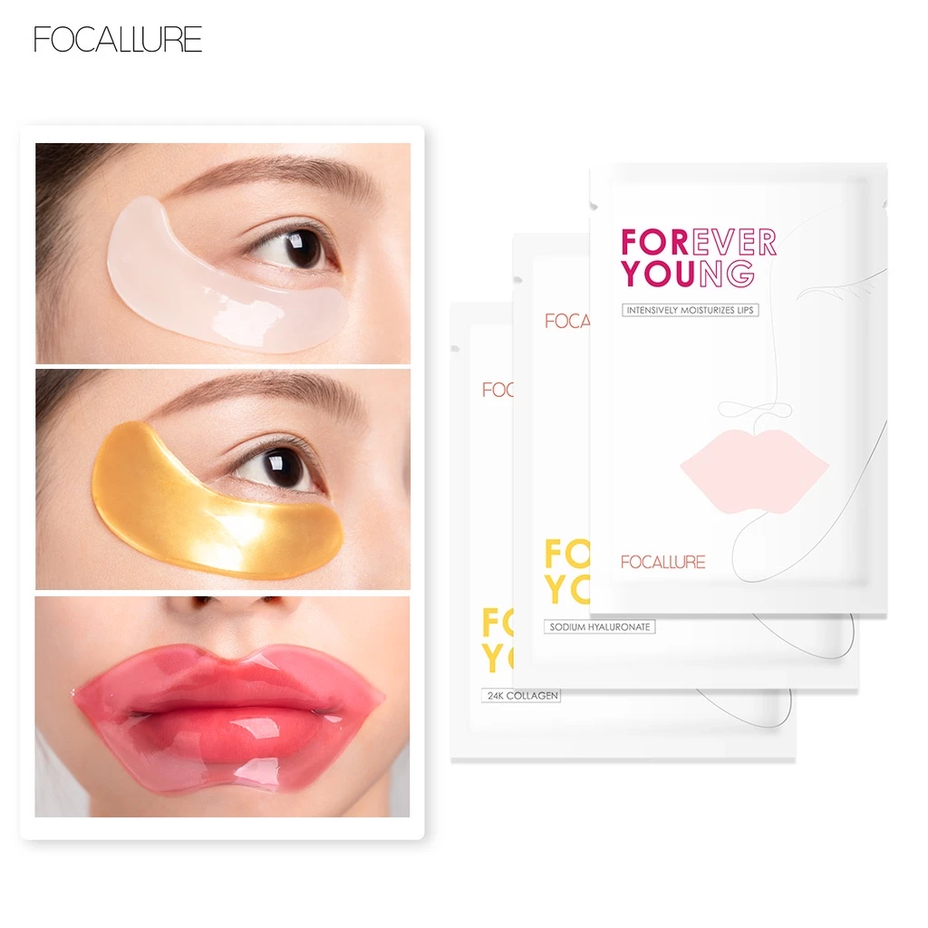 FOCALLURE Vitamin E Collagen Cherry Lip Mask (5pcs) (Expire Date 2026/03/25)