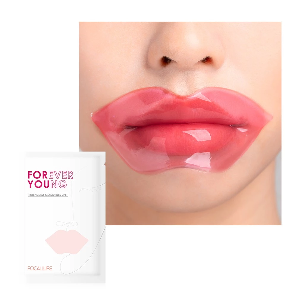 FOCALLURE Vitamin E Collagen Cherry Lip Mask (5pcs) (Expire Date 2026/03/25)