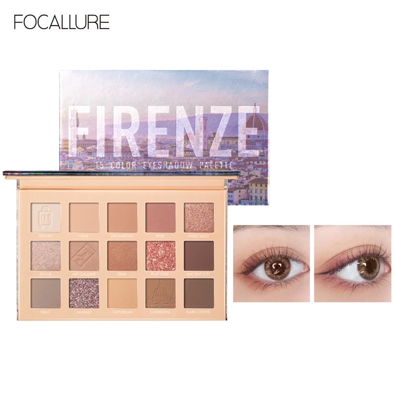 FOCALLURE 15 Color FIRANZE Eyeshadow Pallete