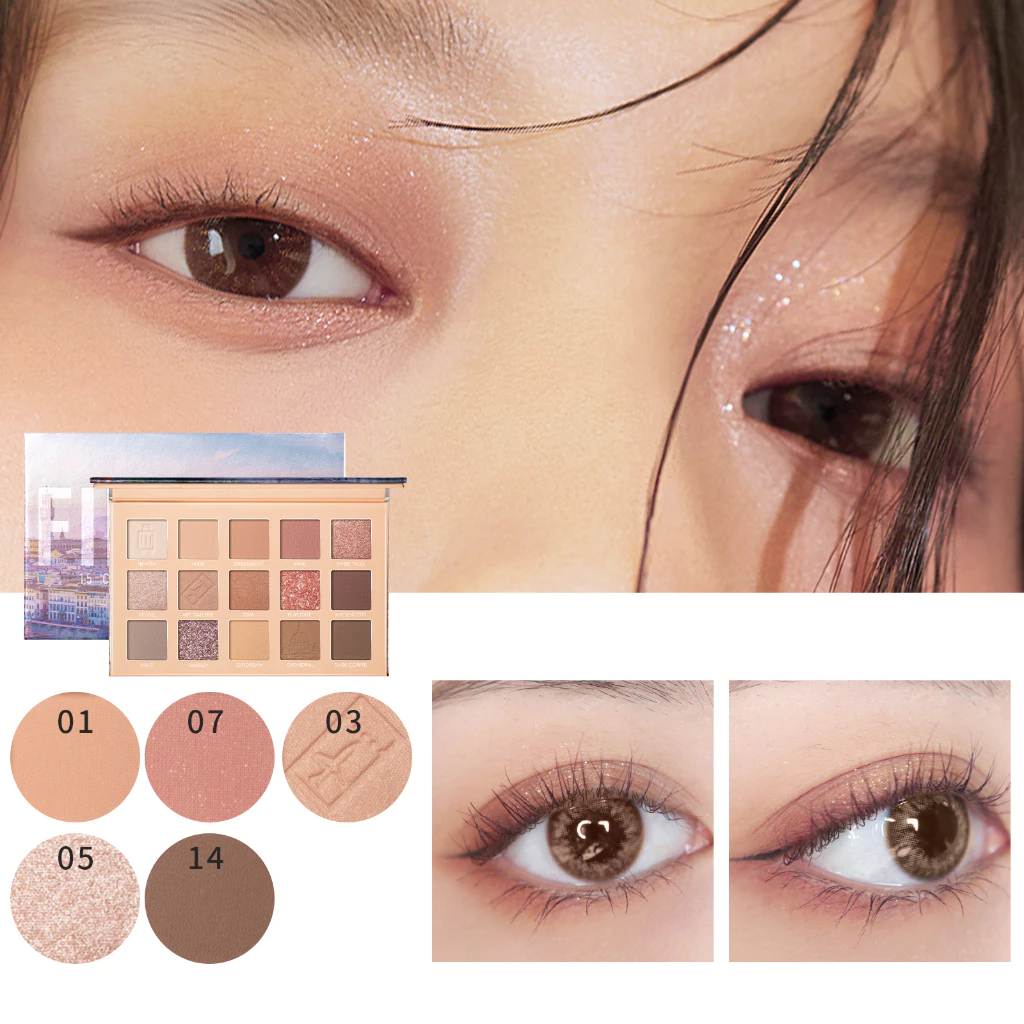 FOCALLURE 15 Color FIRANZE Eyeshadow Pallete