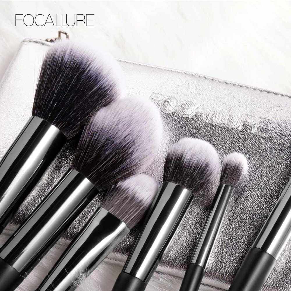 FOCALLURE Professional 10pcs Brush Set With Pouch