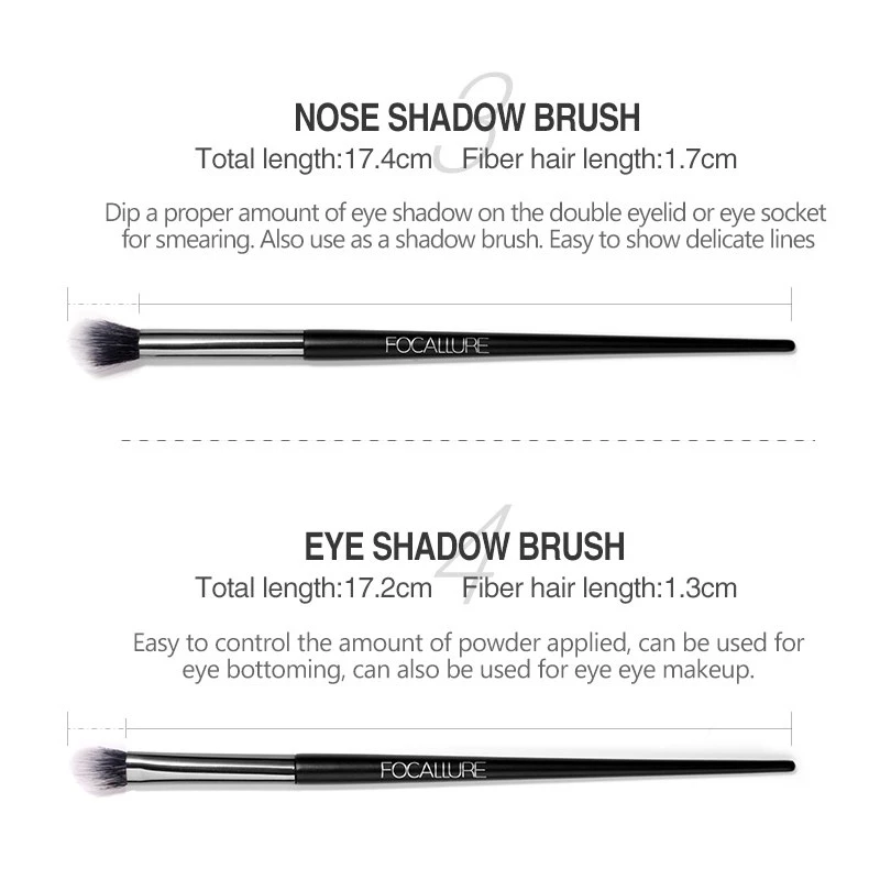 FOCALLURE Professional 6pcs makeup Brush Set