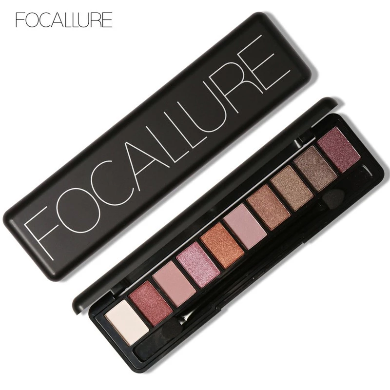 FOCALLURE 10 Color Eyeshadow Palette With Brush