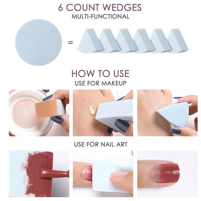 FOCALLURE Beauty Blender-Microfiber Velvet #07