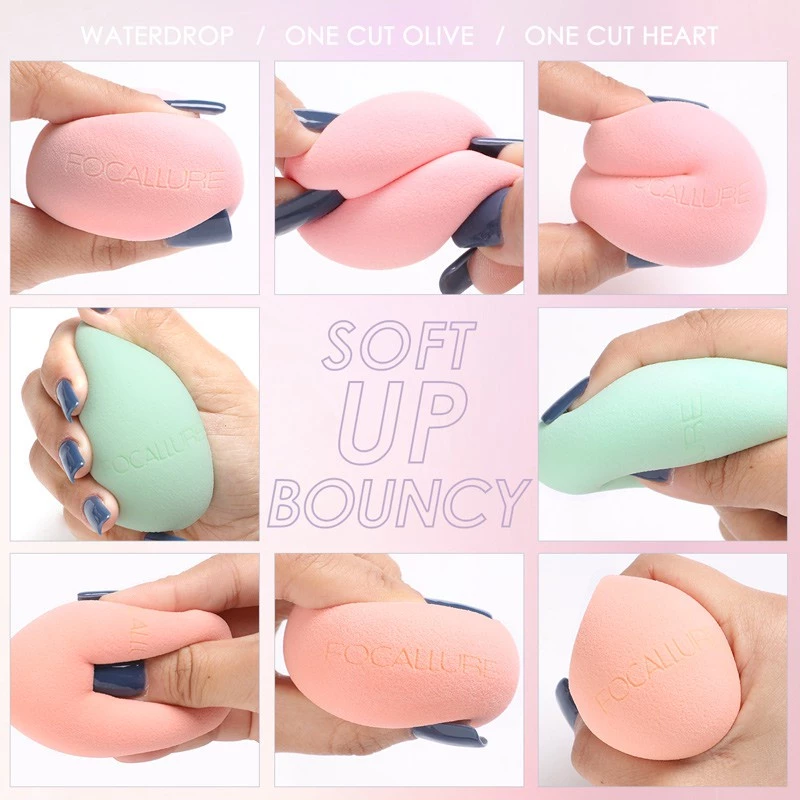 FOCALLURE Beauty Blender-Microfiber Velvet #07