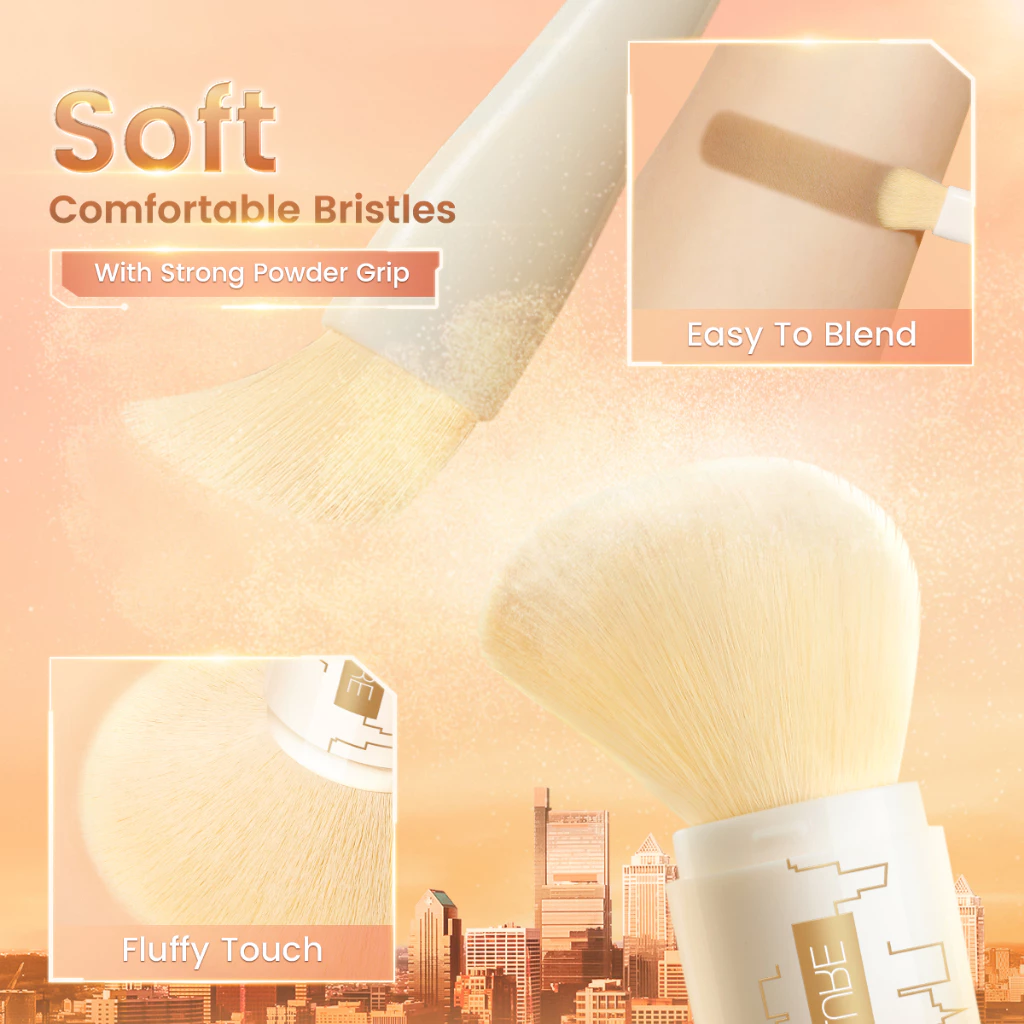 FOCALLURE 4-in-1 Travelling Makeup Brush Set