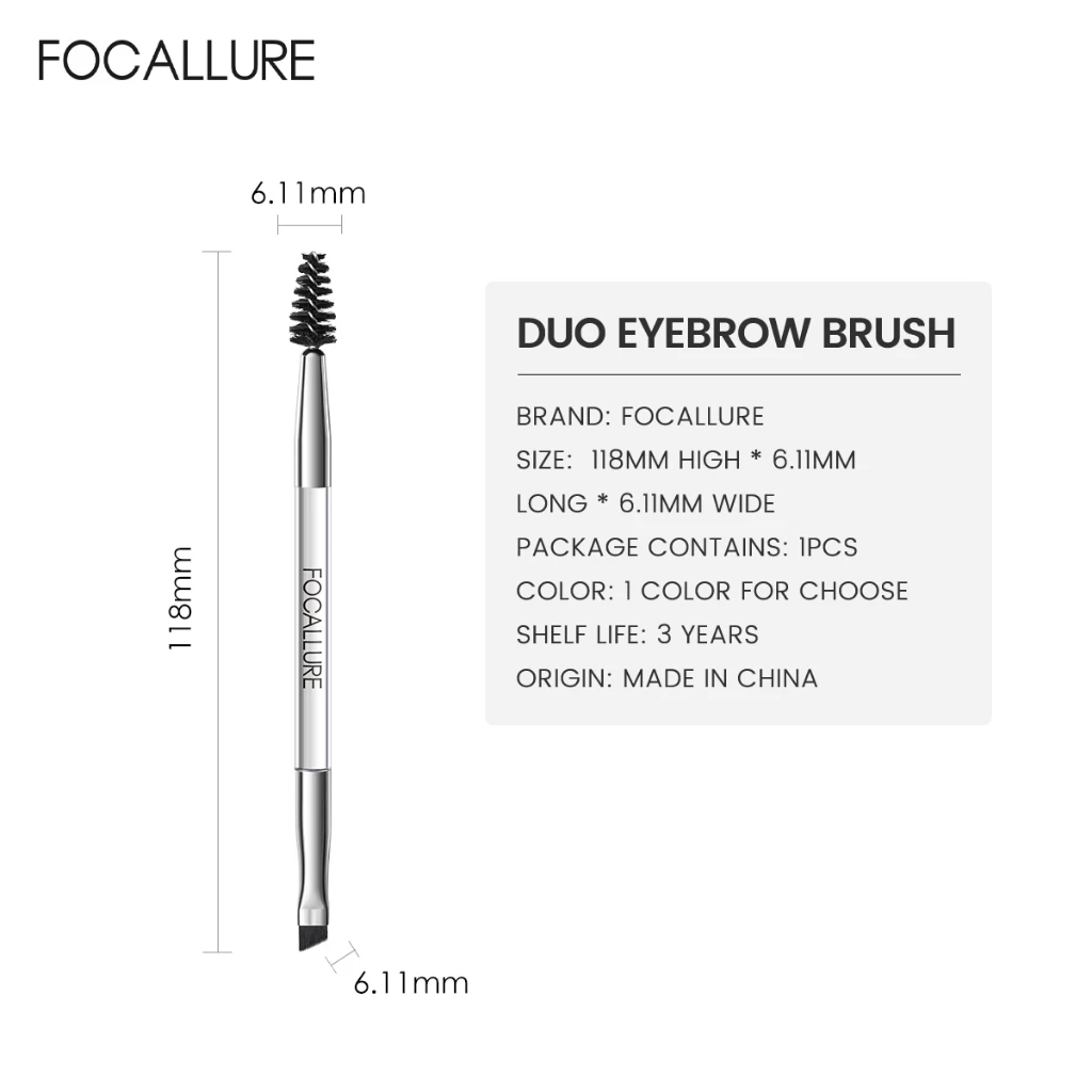 FOCALLURE Dual Eyebrow & Eyeliner Brush