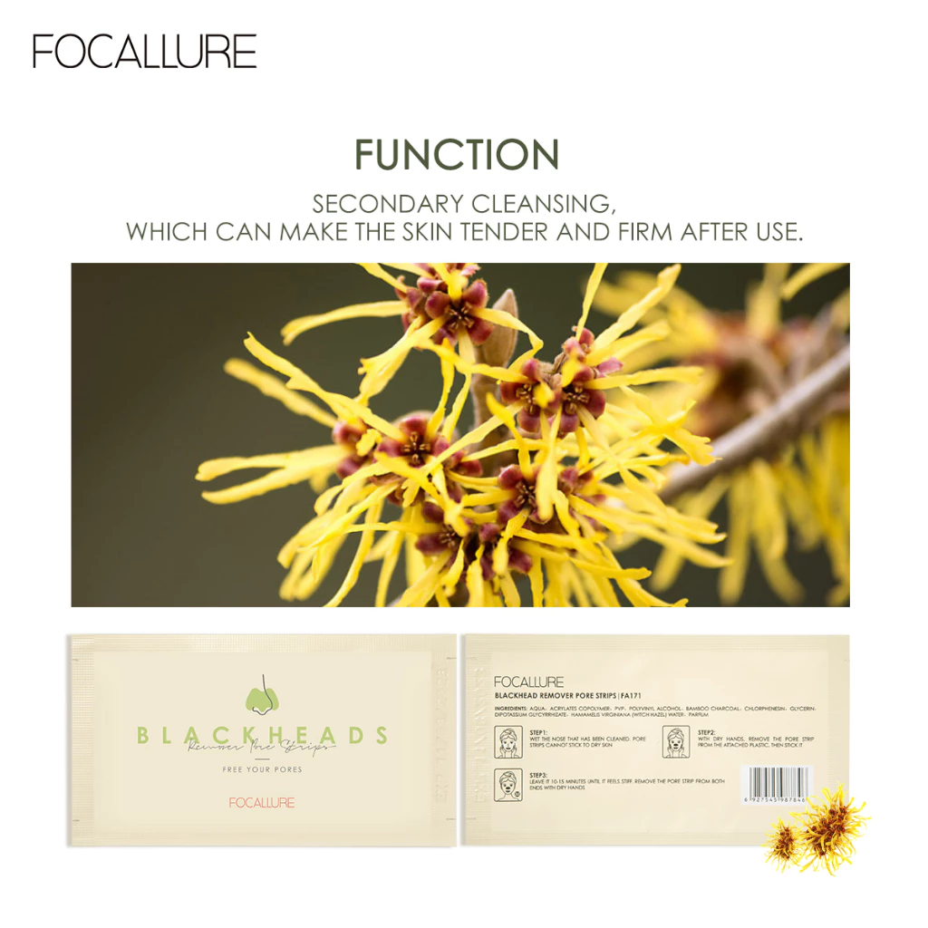 FOCALLURE Black Head remover Nose Mask