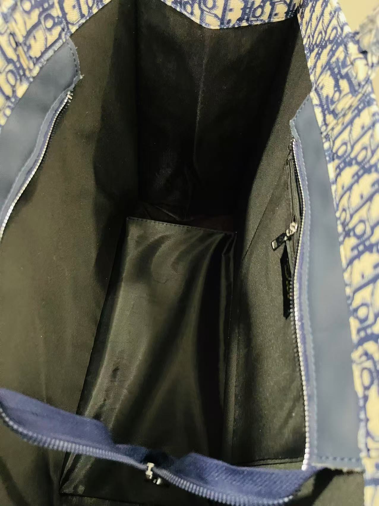 Christine Dior Tote Bag Blue