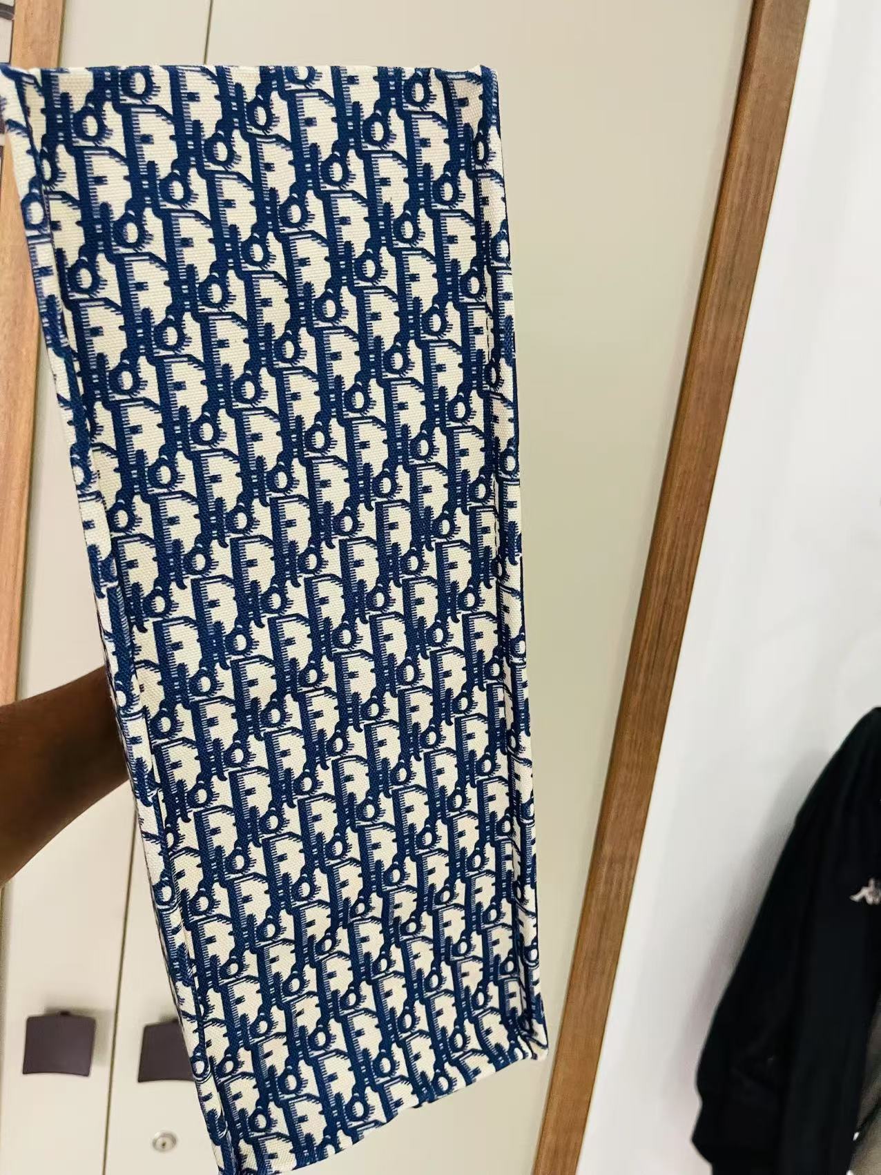 Christine Dior Tote Bag Blue