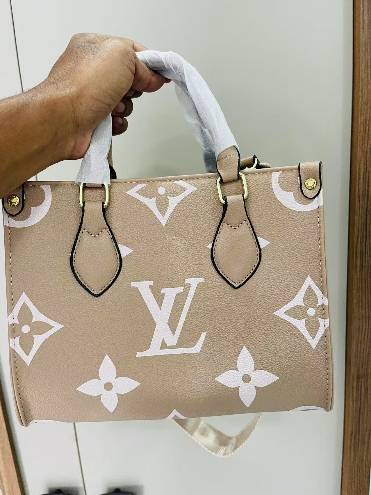 LV Hand Bag Medium Beige