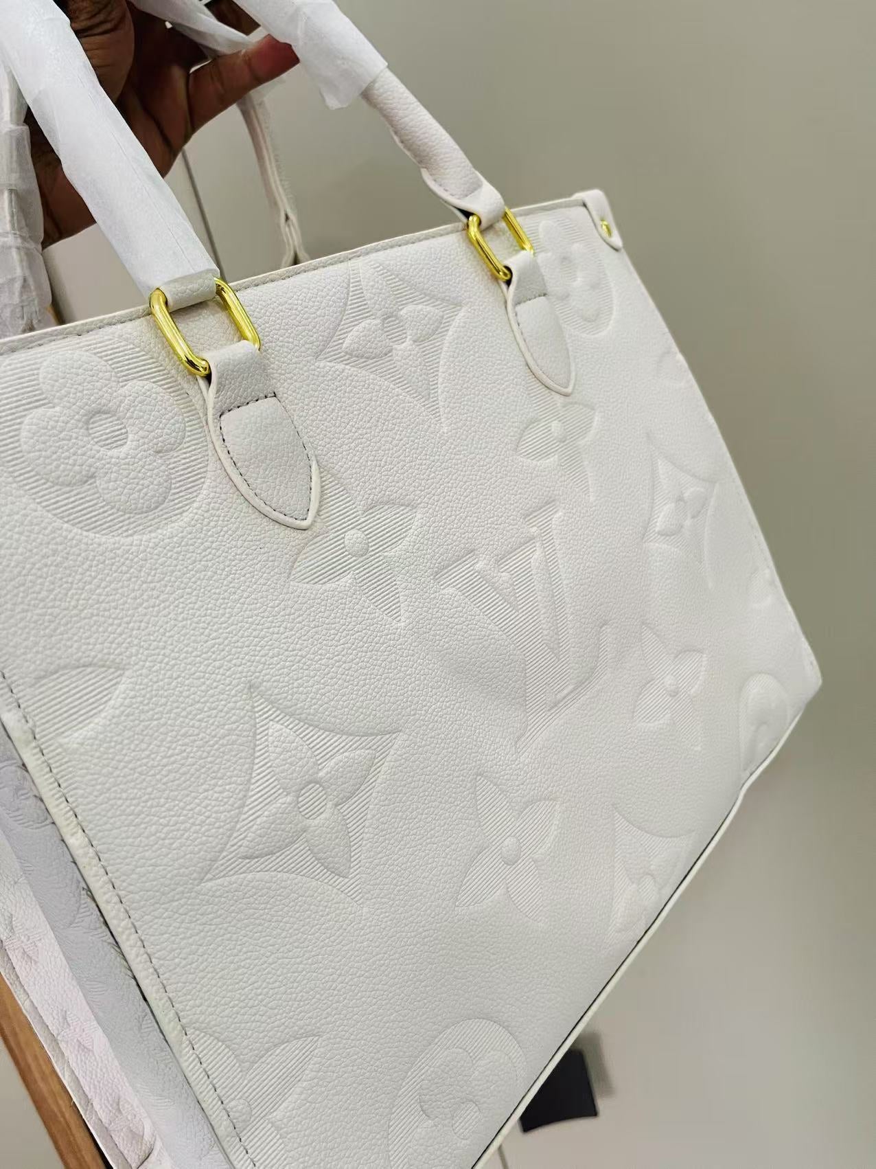 LV White Hand Bag