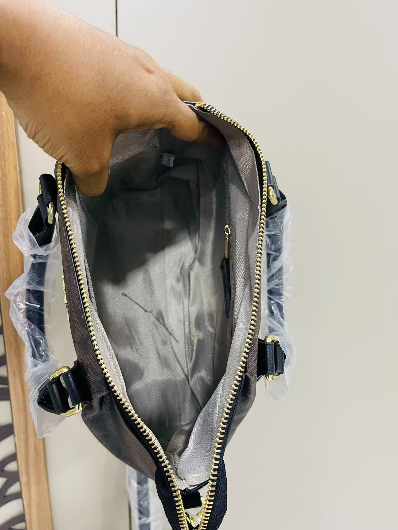 Coach Hand Bag Dark Brown