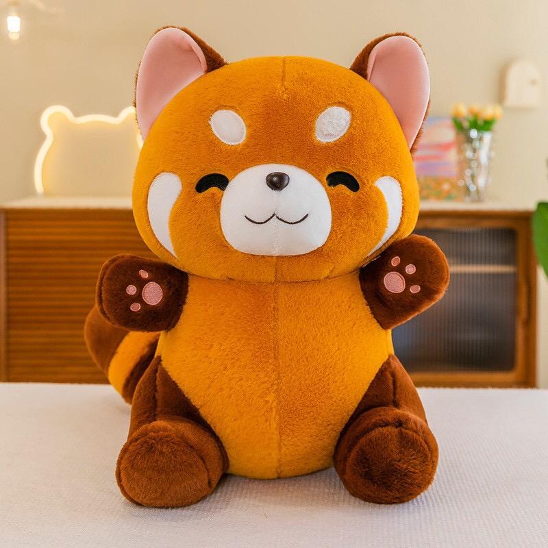 Red Raccoon Plush toy Large
