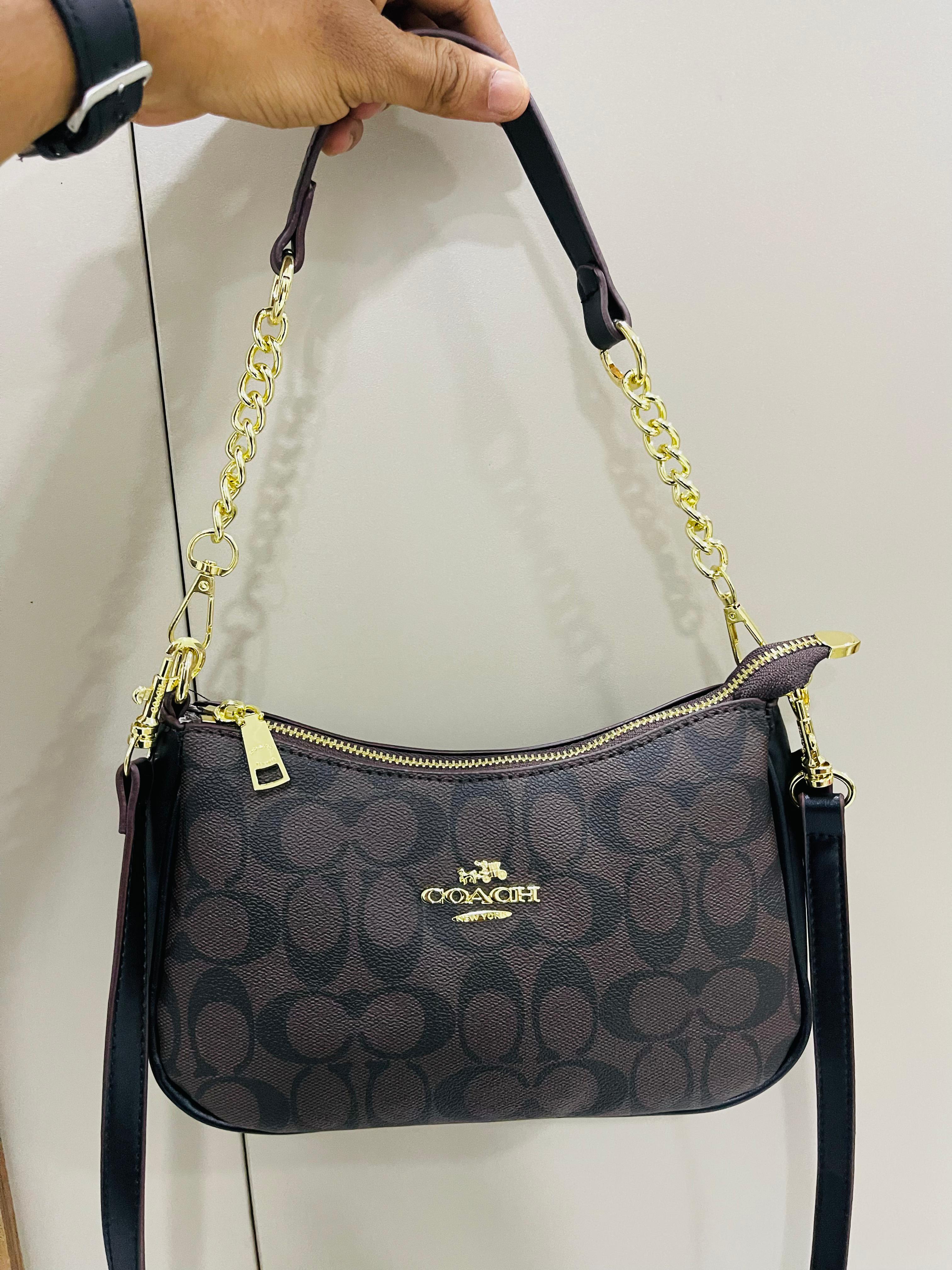 Coach Hand Bag Brown