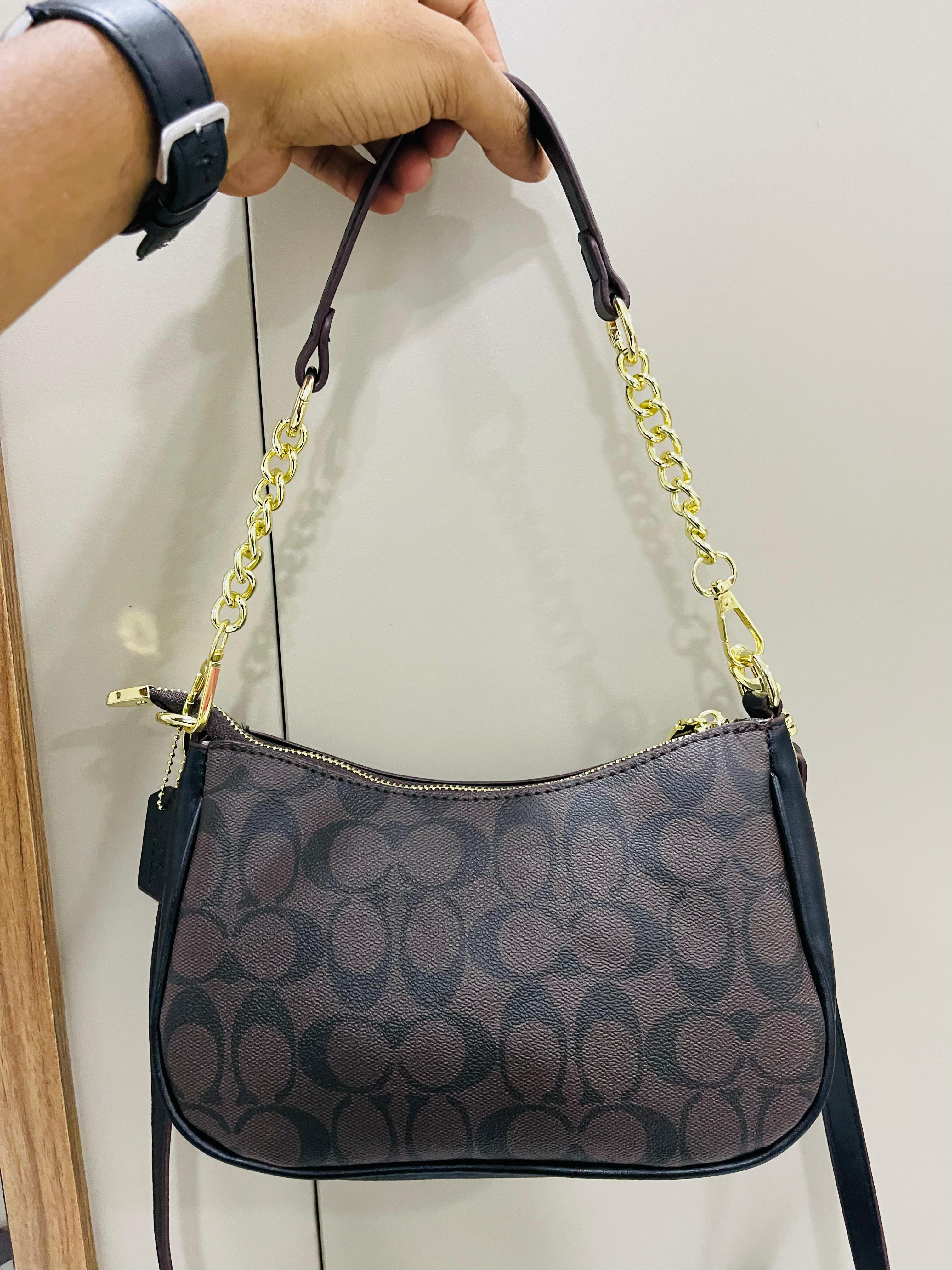 Coach Hand Bag Brown