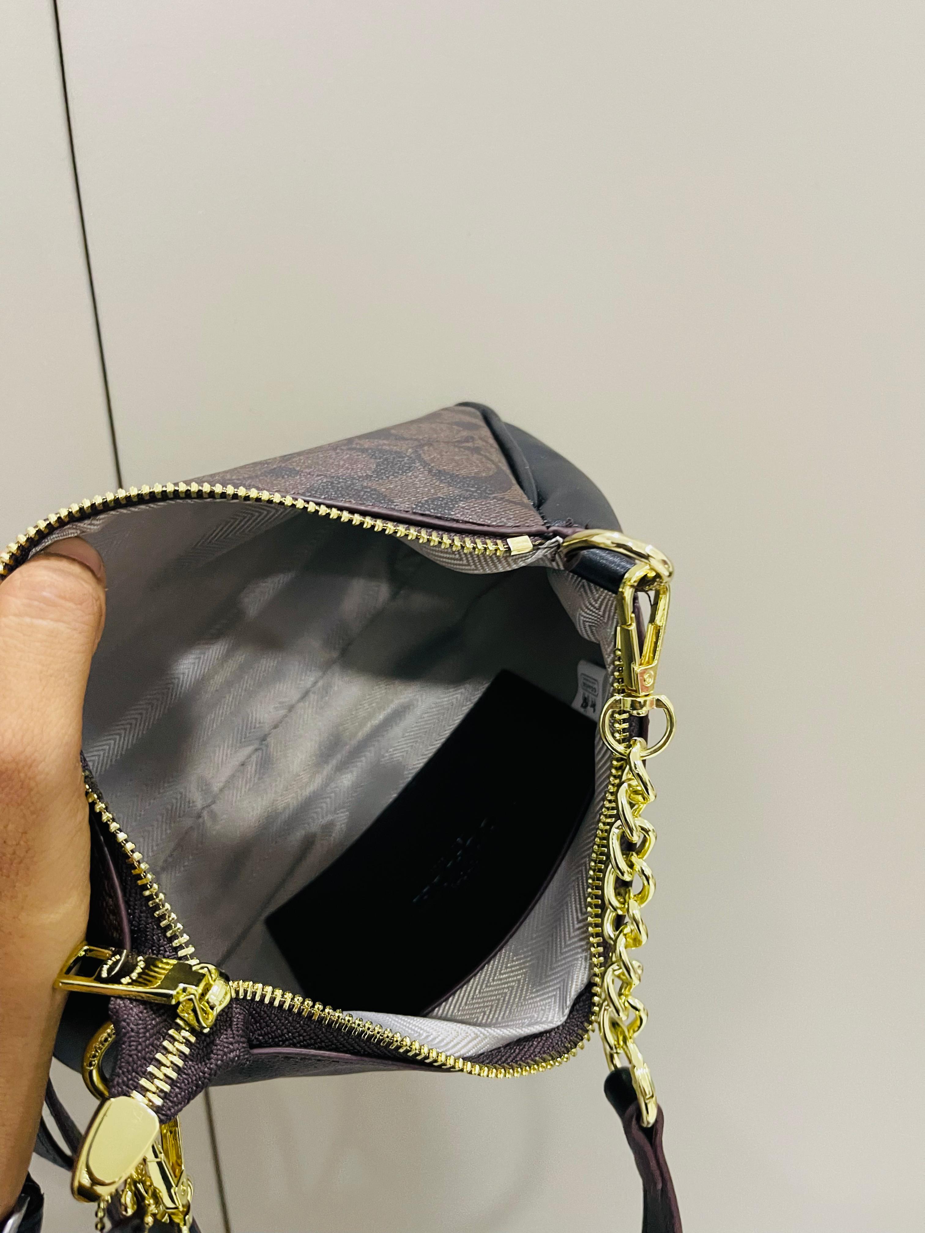 Coach Hand Bag Brown