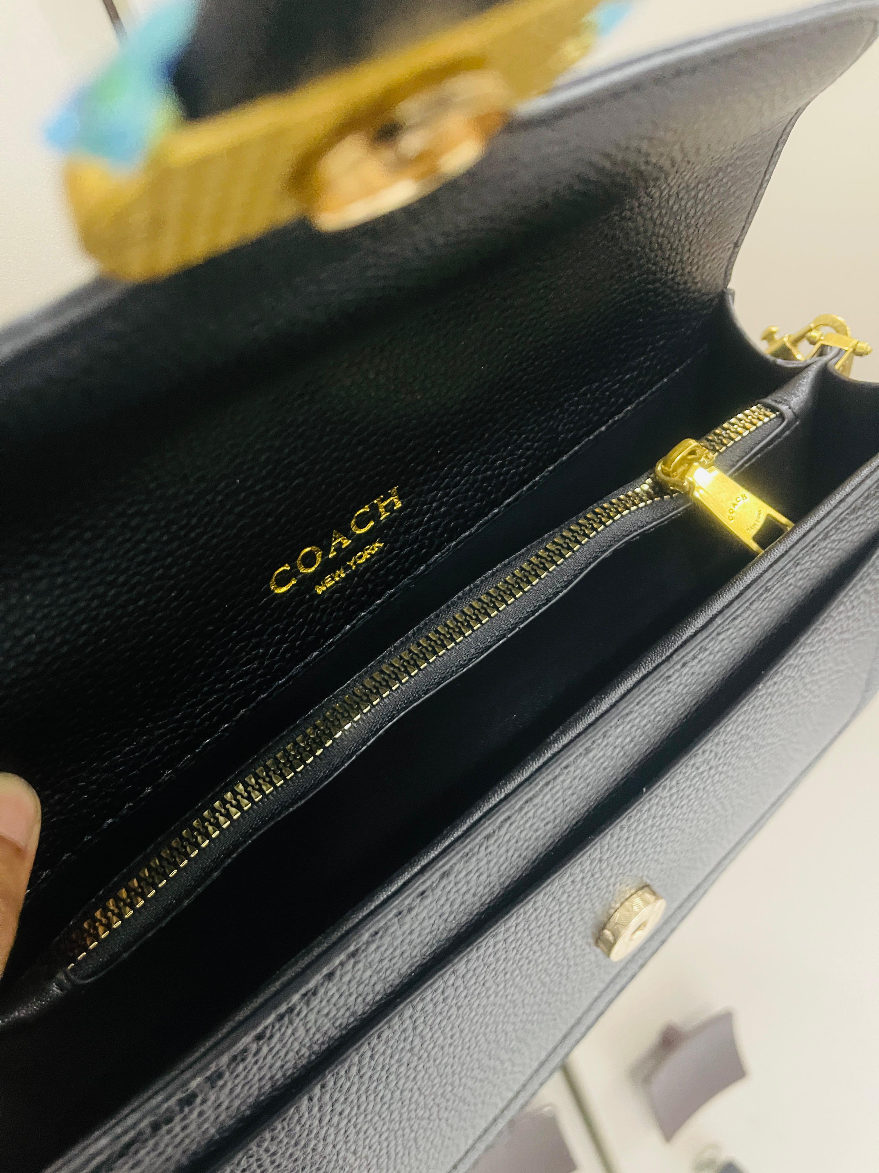 COACH Hand Bag Black