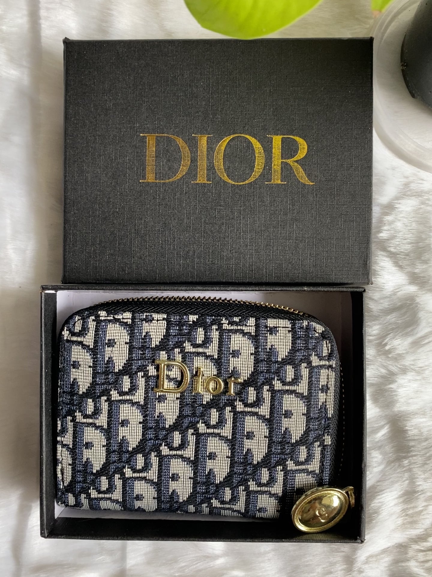 Dior Small Wallet with Zipper