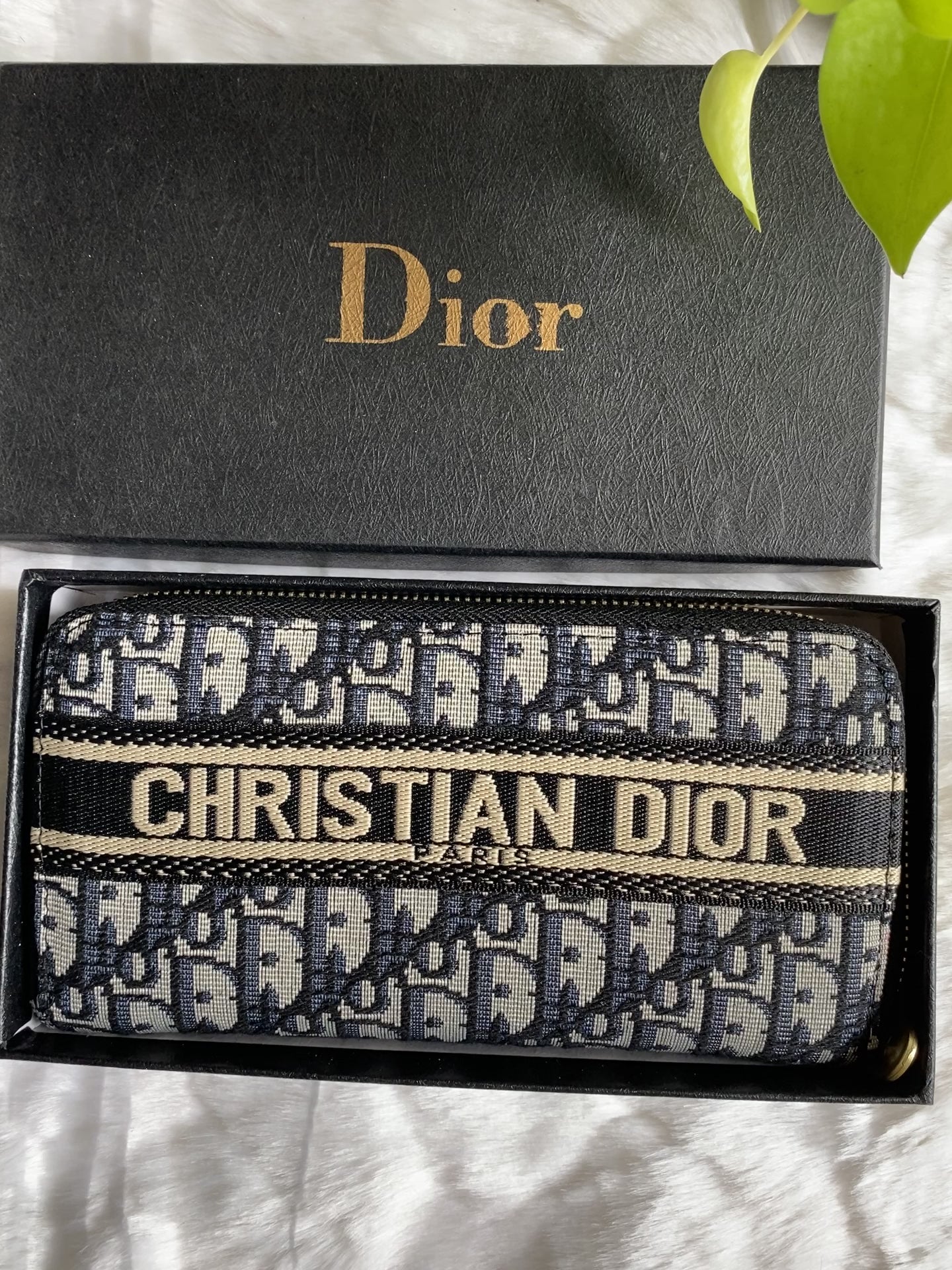Dior Long Wallet with Zipper