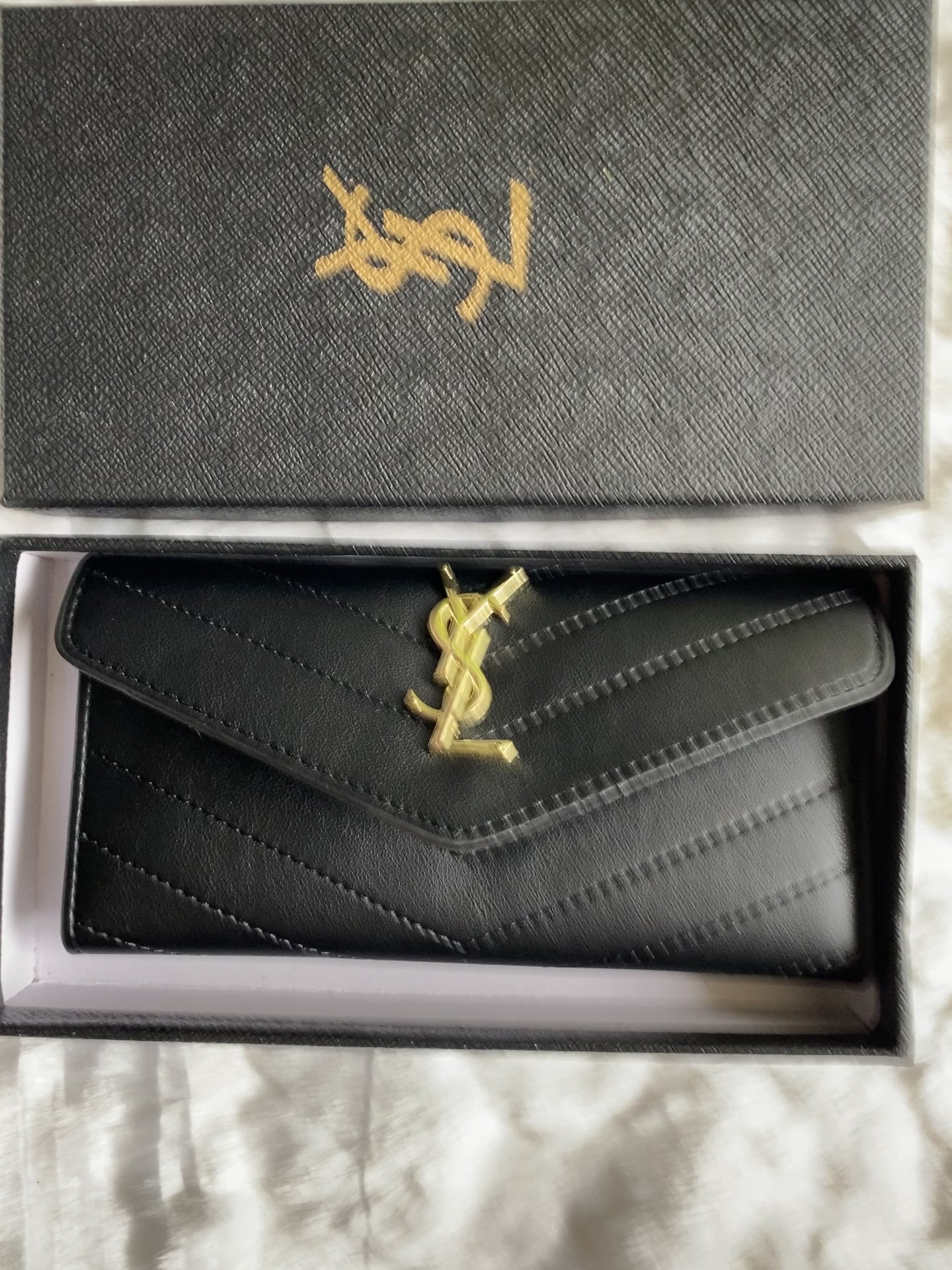 YSL Long Wallet with Card Holder
